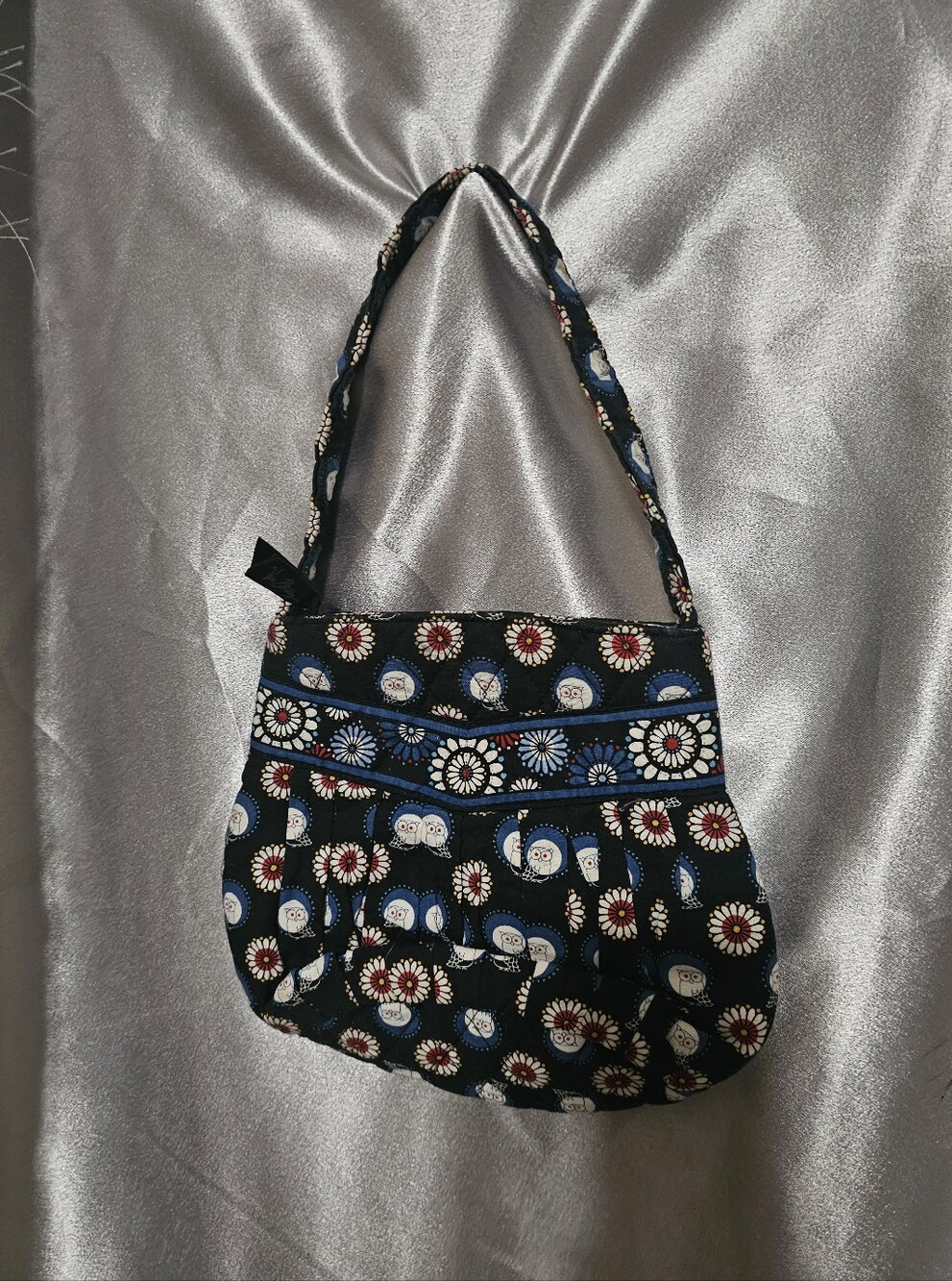 Vera Bradley Retired Night Owl Hanna mini purse with Matching Wallet